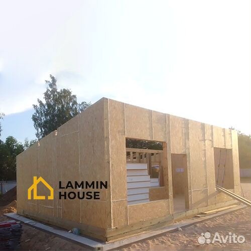 Сип SIP панели OSB. Размер 2500*625*174 мм