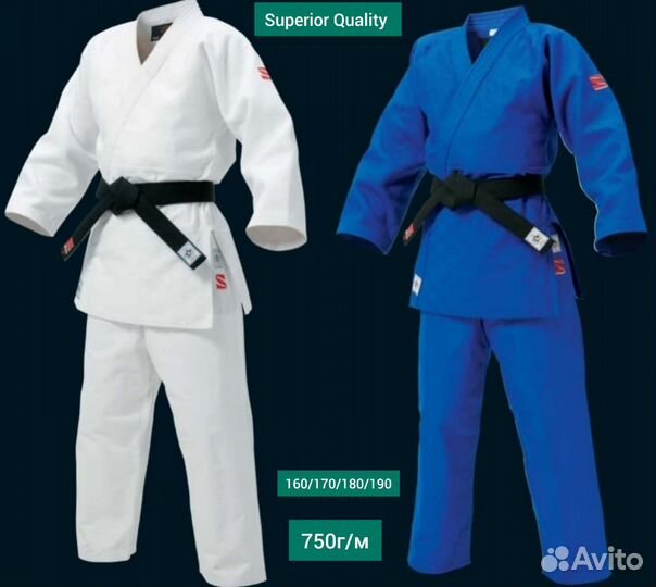 Кимоно для дзюдо Kusakura 150/160/170/180/190см