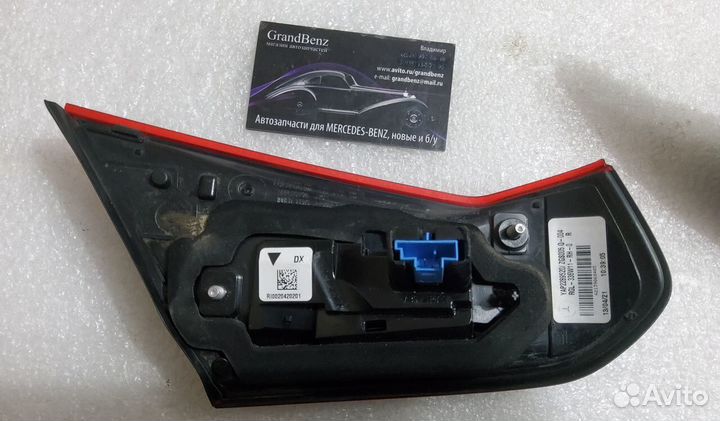Фонарь задний правый Mercedes W213 рестайлинг