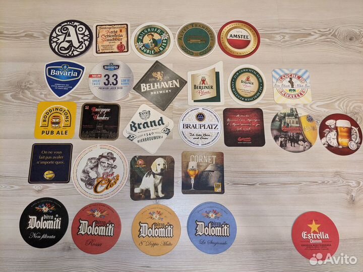 Коллекция Бирдекелей (76 брендов)