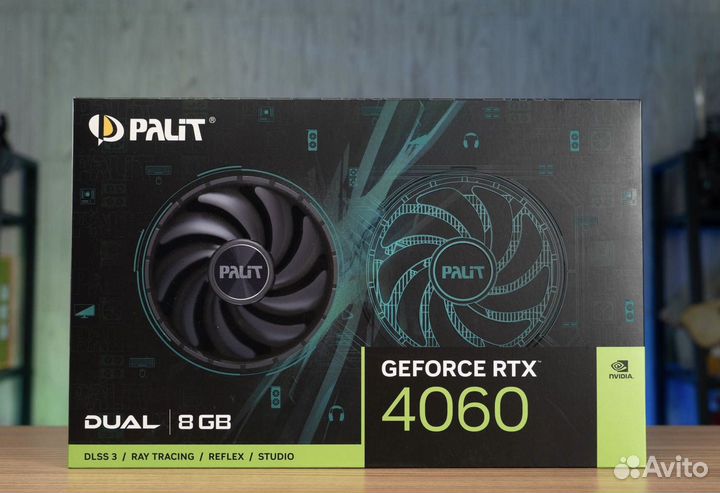 Palit 4060 + GamePass гарантия 3 года