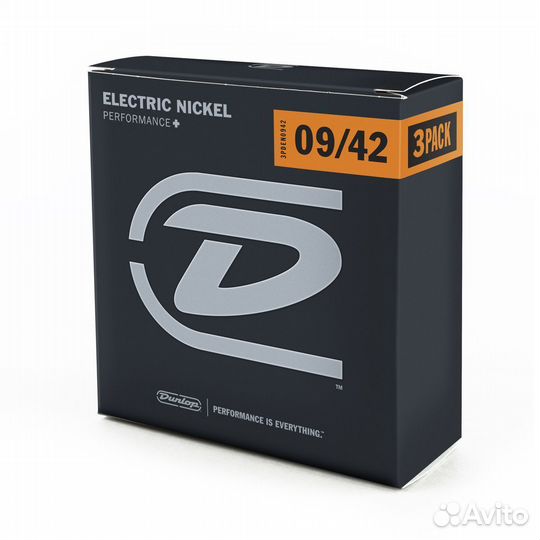 Струны для гитары Dunlop 3pden0942 Electric Nickel