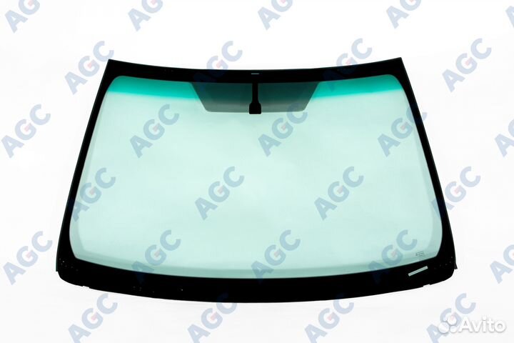 AGC toyota camry 2011-2014 стекло ветровое зеленое/зеленая полоса + шумоизоляция -вин окно - допуска