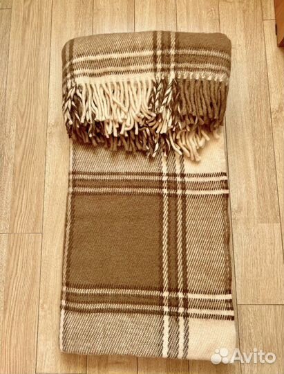 Плед новый 170х210 новозеландская шерсть