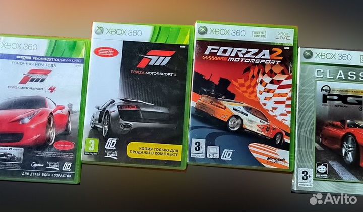 Xbox 360 E + 4 игры