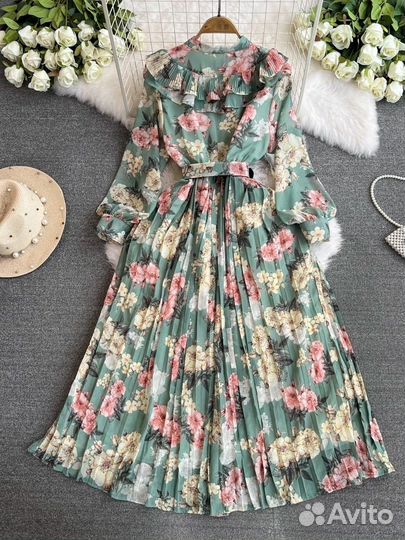 Платья женские длинные в стиле zimmermann