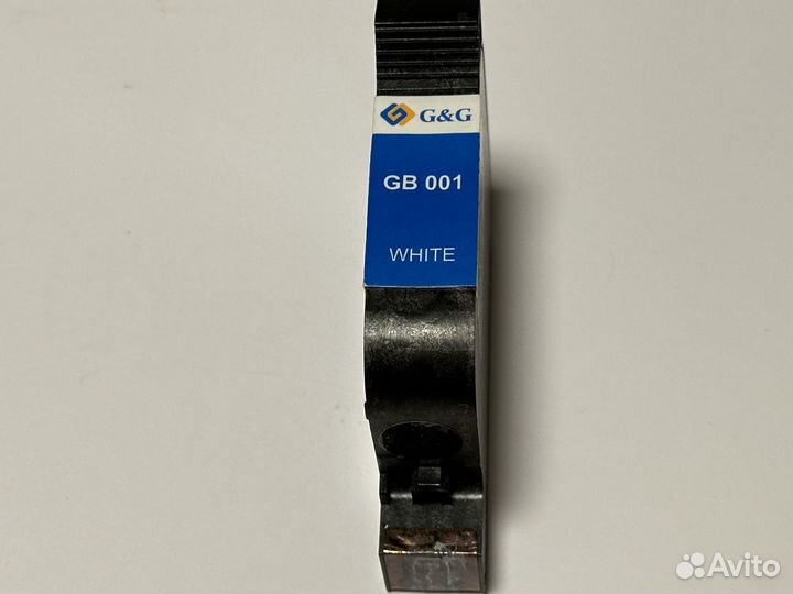 Картридж сольвентный G&G GB-001 white