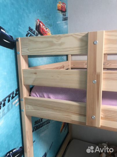 Двухъярусная кровать бу с матрасами