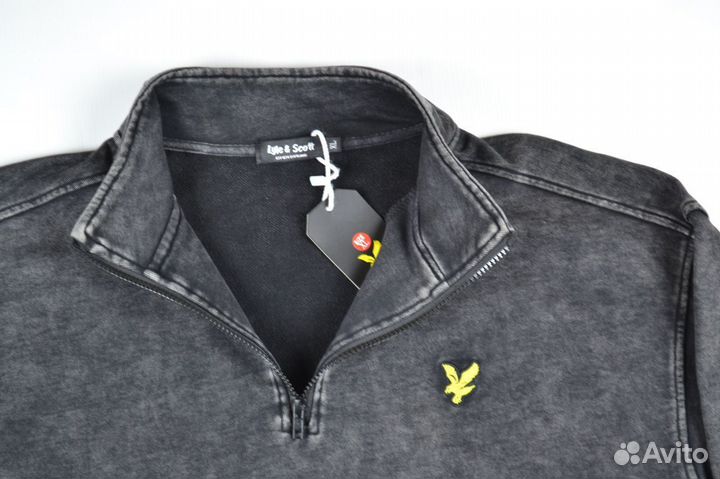 Кофта худи джемпер полузамок lyle Scott
