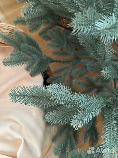 Ёлка литая новогодняя голубая 230 см