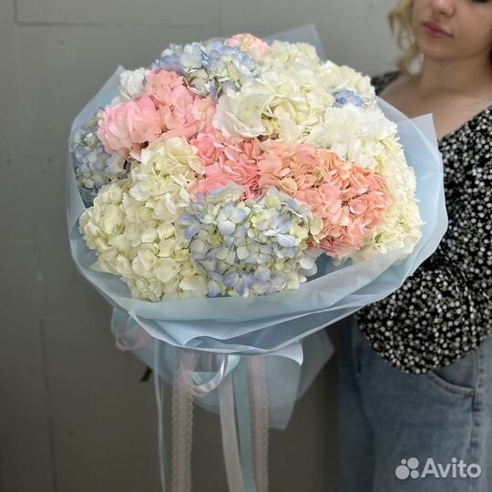 Букеты из гортензий