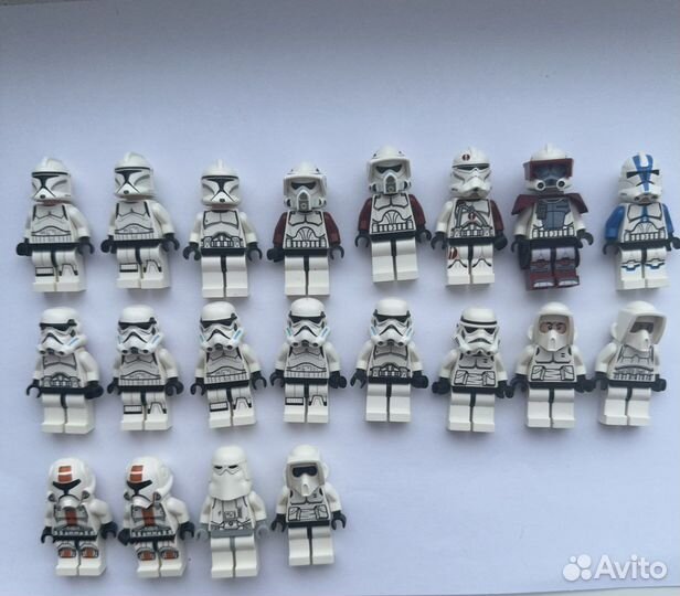 Минифигурки lego star wars 70 штук