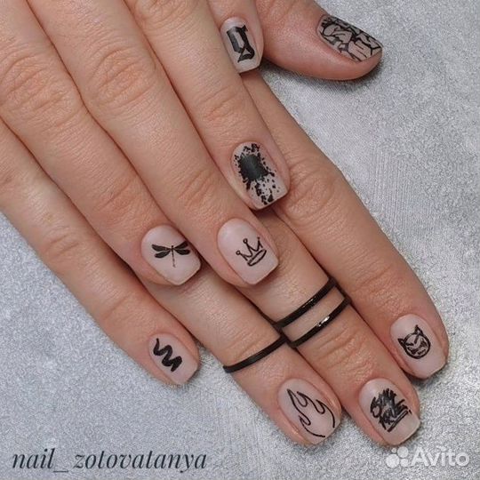 Маникюр гель лак / Наращивание