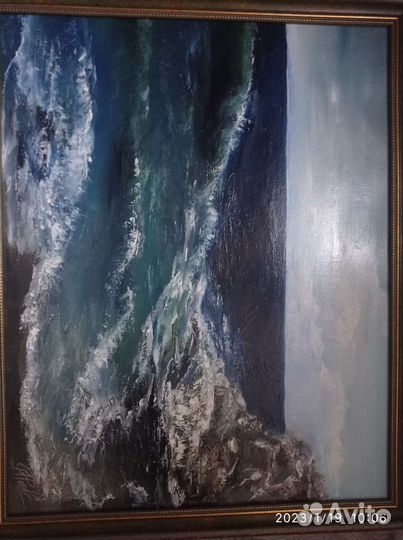 Картина маслом на холсте в раме