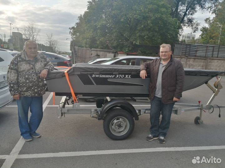 Комплект лодка прицеп