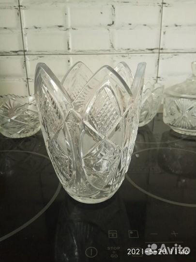 Ваза хрустальная СССР