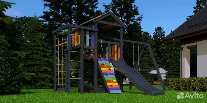 Игровая площадка Савушка 5 (Black Edition)