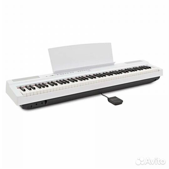 Новое цифровое пианино Yamaha P-125WH. Из Европы