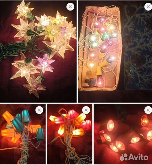 Новогодние гирлянды в ассортименте