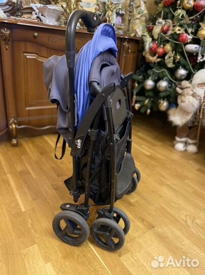 Коляска Cam curvi (Кам Курви) черно- синяя