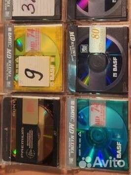 Минидиск MD mini disc 60, 74, 80 min