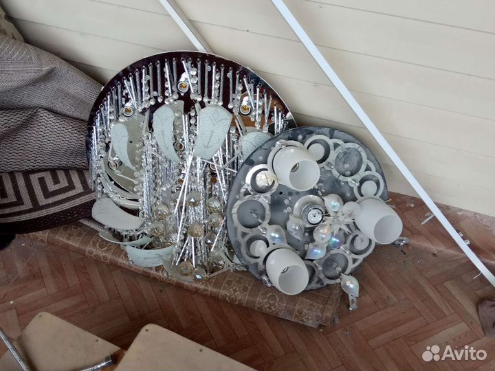 Люстра потолочная бу