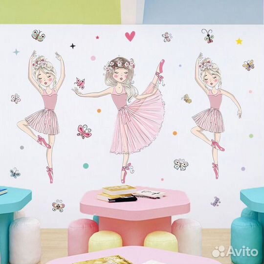 Интерьерные наклейки Балерина