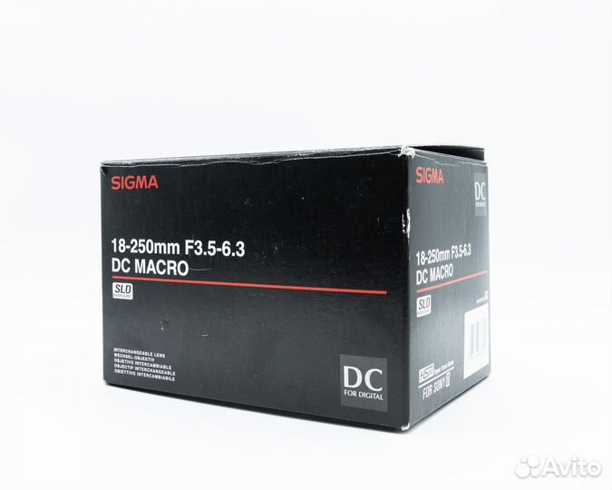 Объектив Sigma 18-250 F3.5-6.3 DC macro