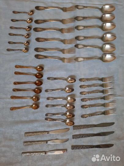 Столовые приборы мельхиор СССР