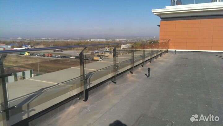 Ограждение из стекла