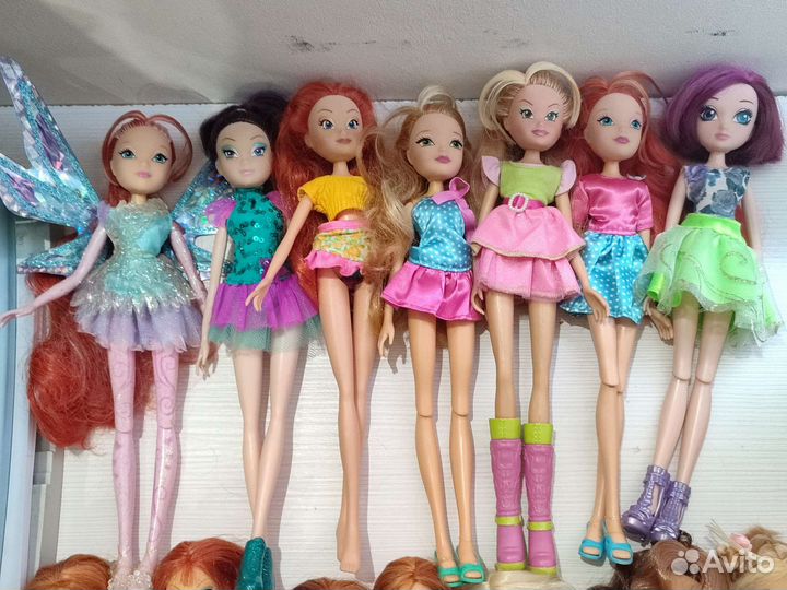 Куклы Винкс Winx Маттел Mattel Блум Лейла Флора