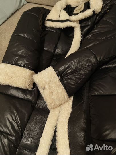 Куртка дубленка женская 44