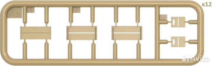MA35573 1/35 Молочные бутылки с ящиками