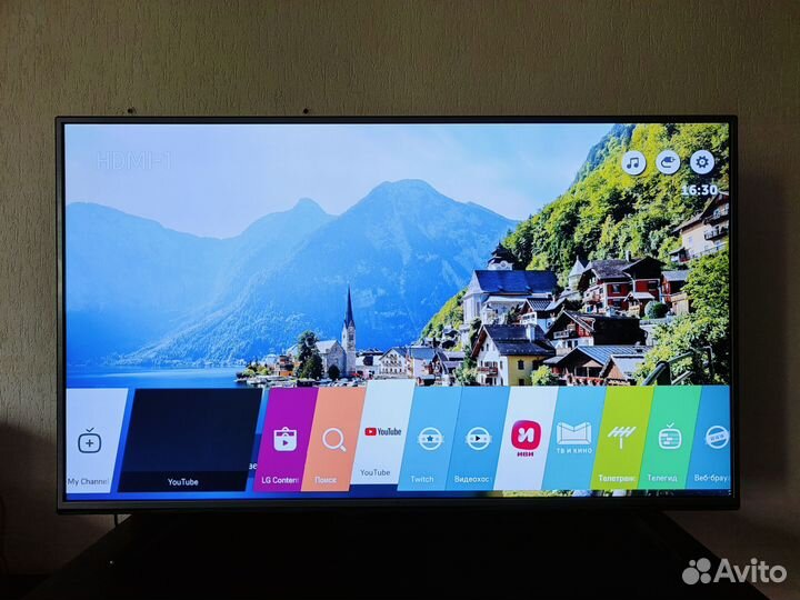 Телевизор SMART tv 4k LG 55UH605V