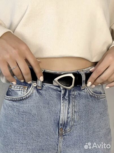 Ремень кожаный