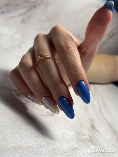 Маникюр с укреплением гелем