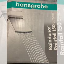 Hansgrohe верхний душ raindance 150