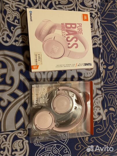 Наушники JBL tune 510bt (розовые)