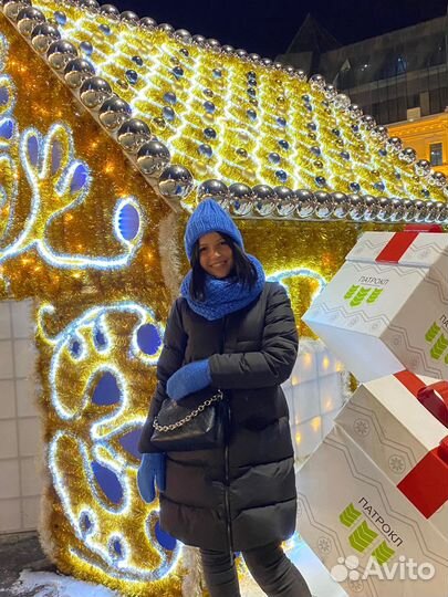 Зимний вязаный комплект