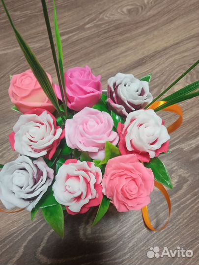 Мыло ручной работы букеты