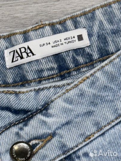 Джинсы zara 34