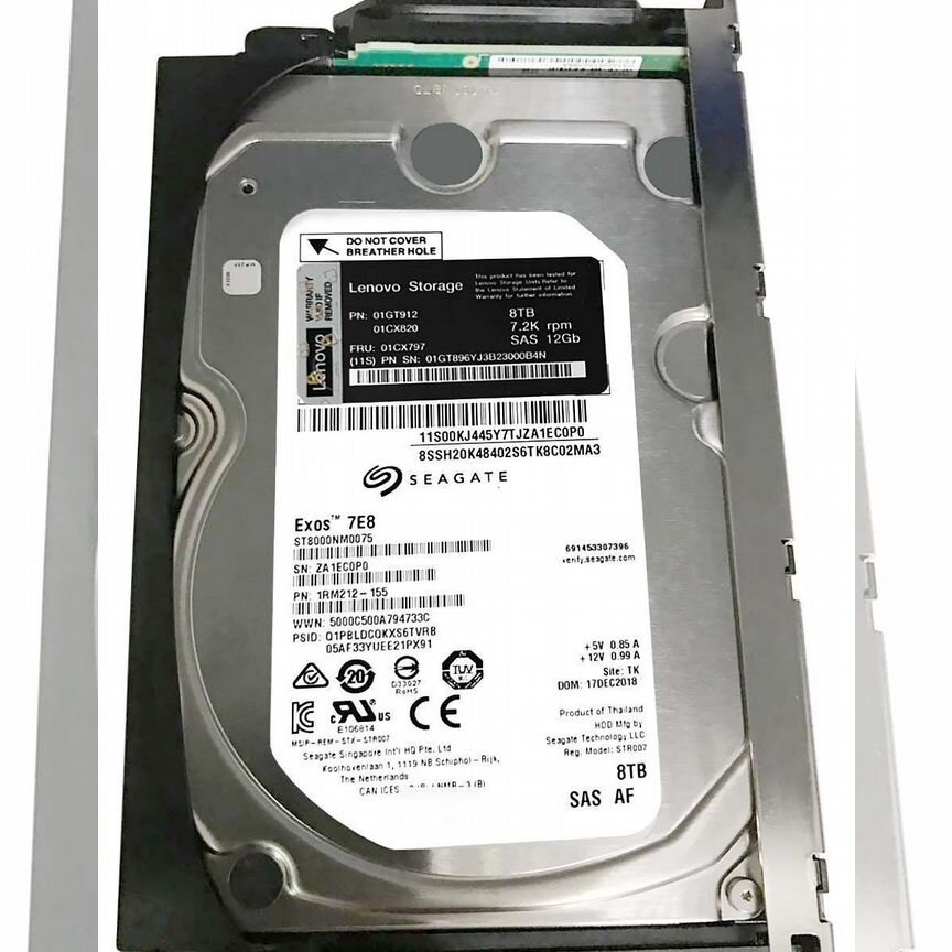 [7XB7A00045] Жесткий Диск Lenovo 01cx797 8tb 7200 Sas 3,5" Hdd 7xb7a00045