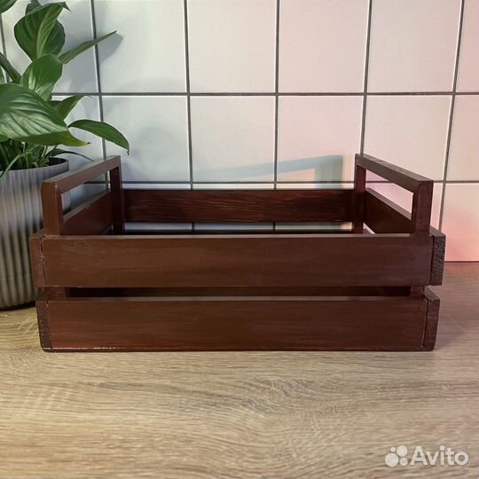 Ящик деревянный подарочный