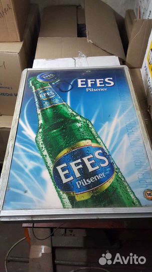 Светящаяся реклама пива