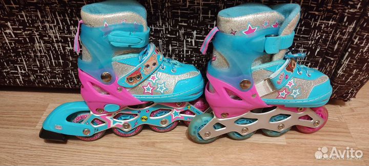 Роликовые коньки детские раздвижные Kreiss