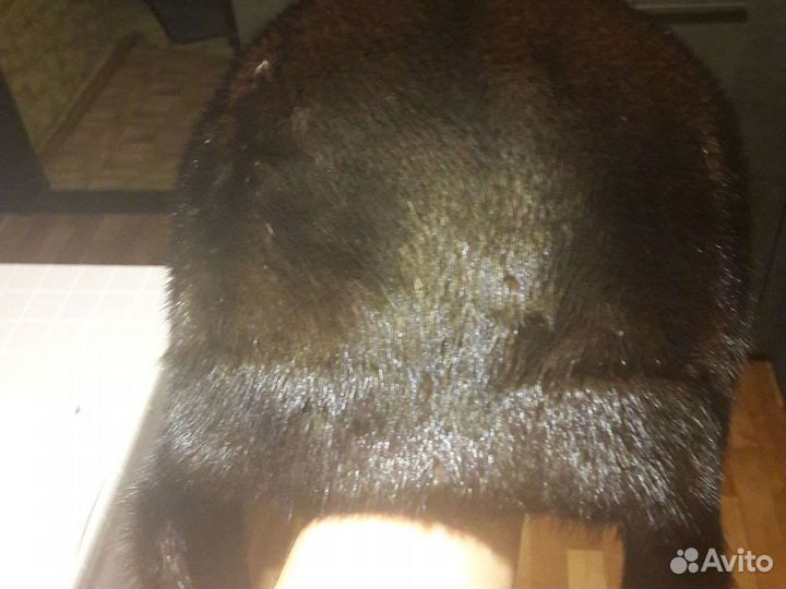 Шапка ушанка норковая