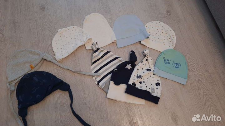Шапочки новорождённого