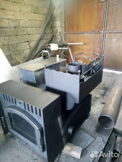 Камин банный