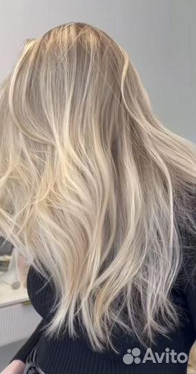 Модель на окрашивание волос