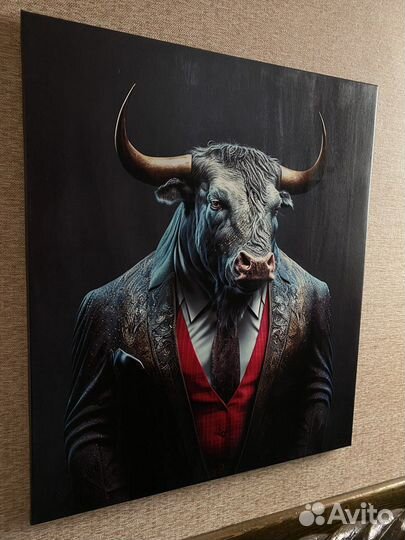 Картины Брутальный бык